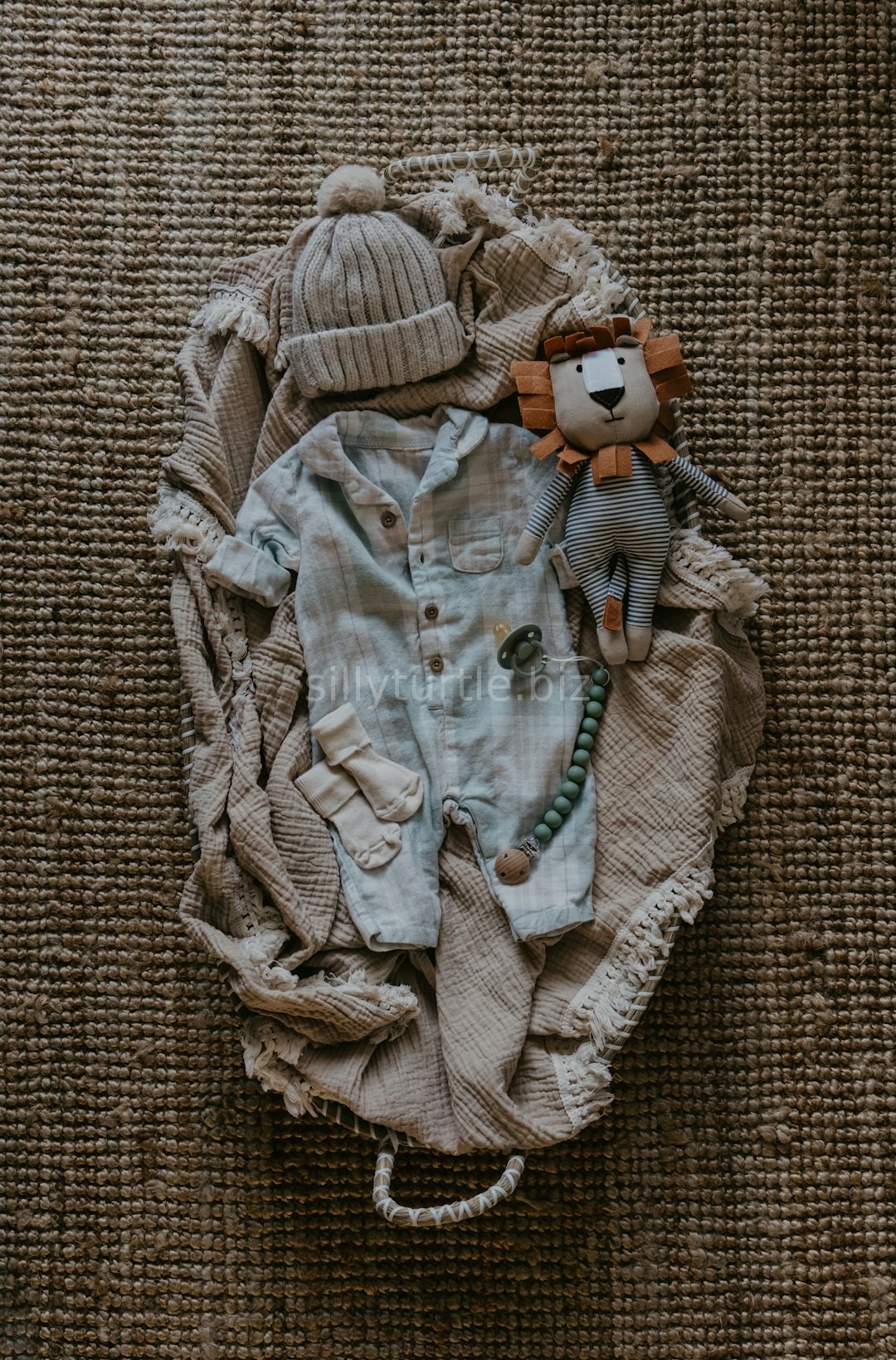 Baby playing